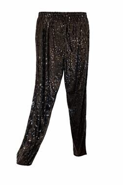 Ashro Black Sequined Pants